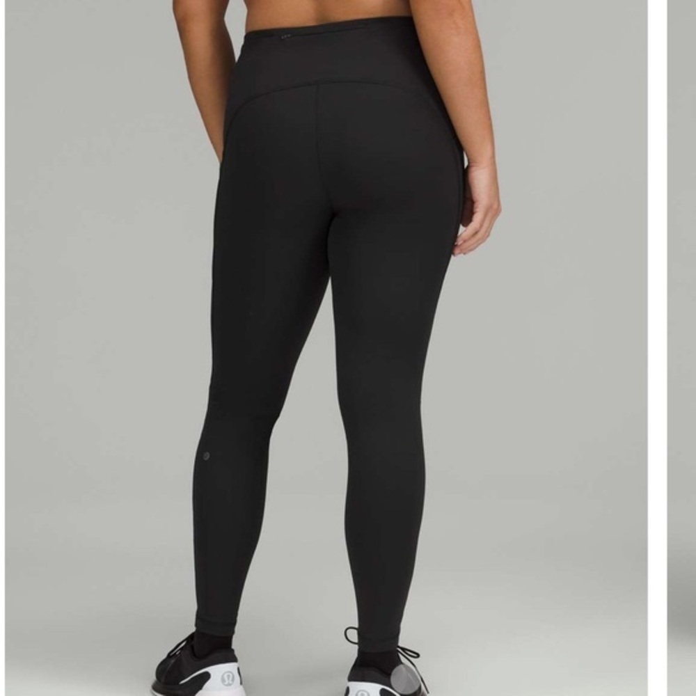 Lululemon black wunder under leggings